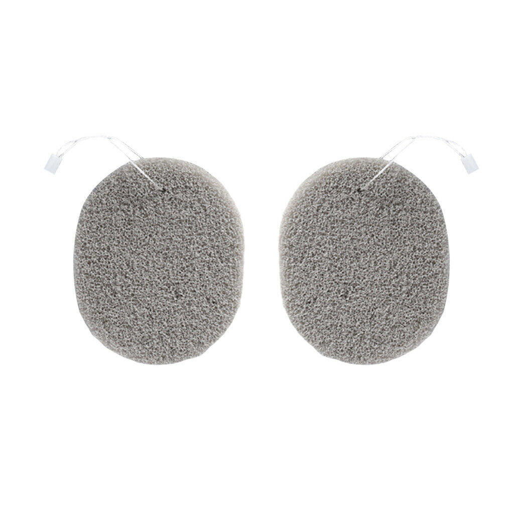 Set Of 2 Soft Powder Puff Make Up Cosmetic Facial Cleansing Exfoliating Sponge