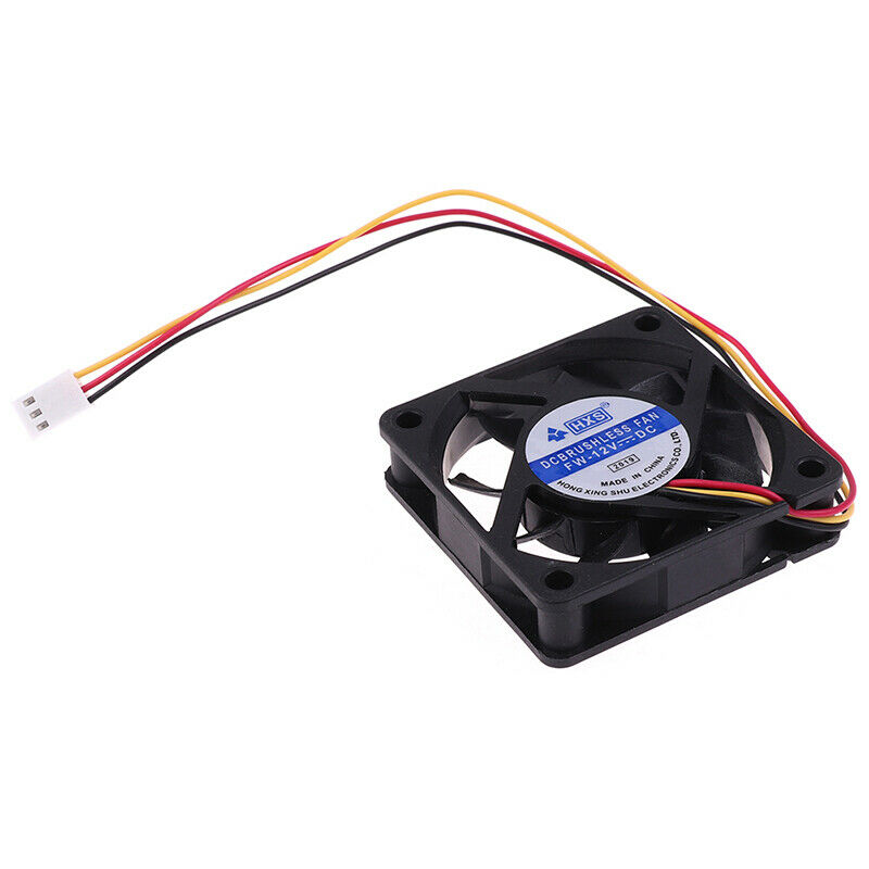 1Pc 6010 60MM 60*60mm Cooling Fan 12V 3Pin Cooler Heatsink Mini FS.DD