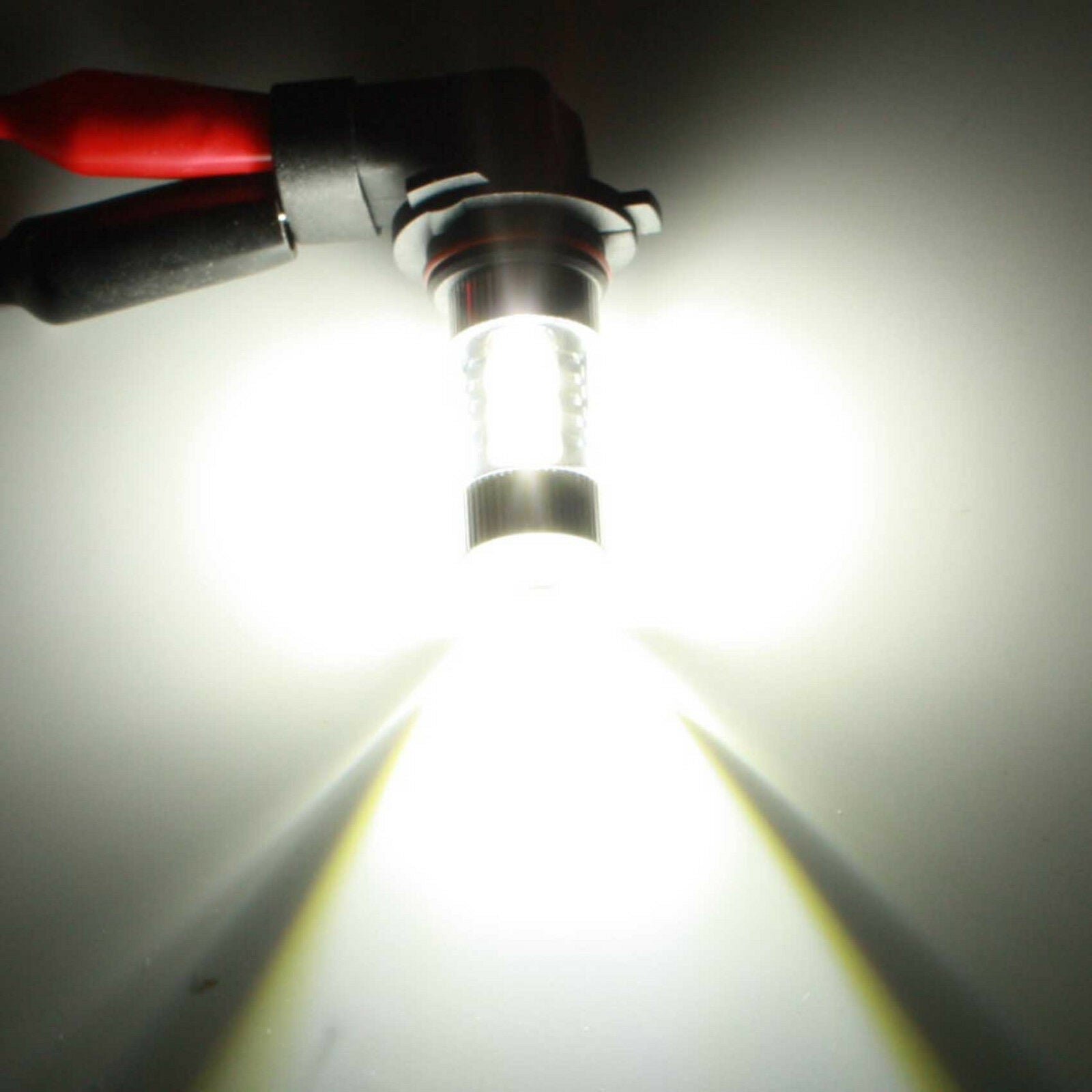 2*HB3 9005 High Power SMD X16 6000K 80W LED Projector Lens Fog DRL Light Bulb