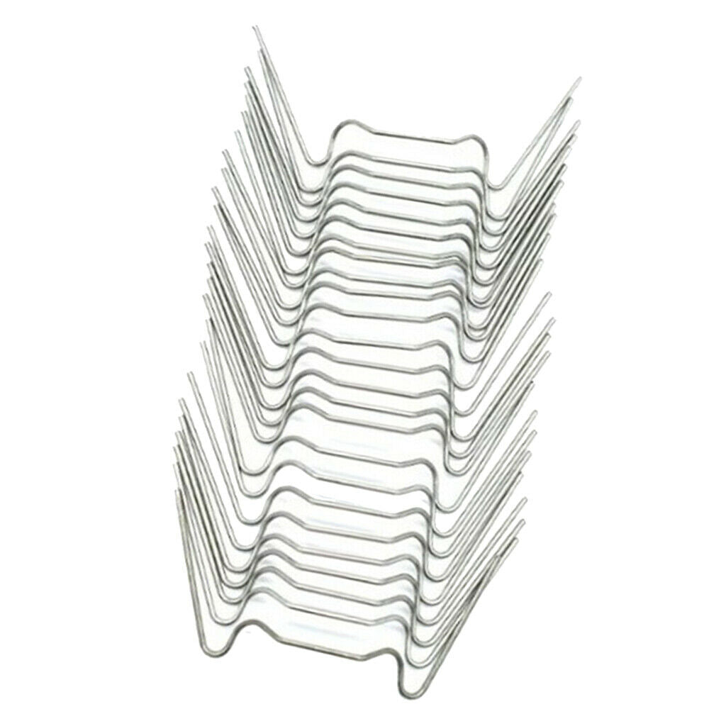 100-Piece W Glazing Clips Stainless Replacement Accessories for Greenhouse