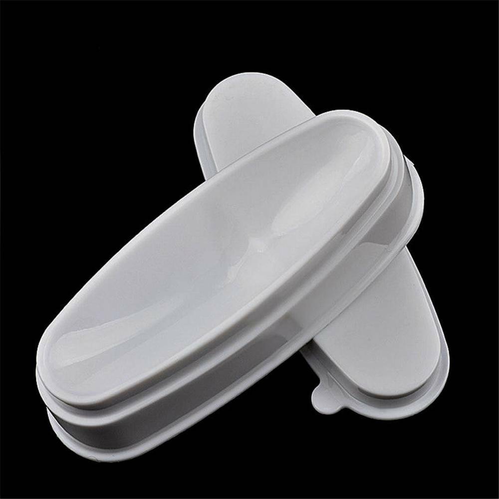 Fashion White Nail Dipping Powder French Tray Manicure Mold Nail Dip Container