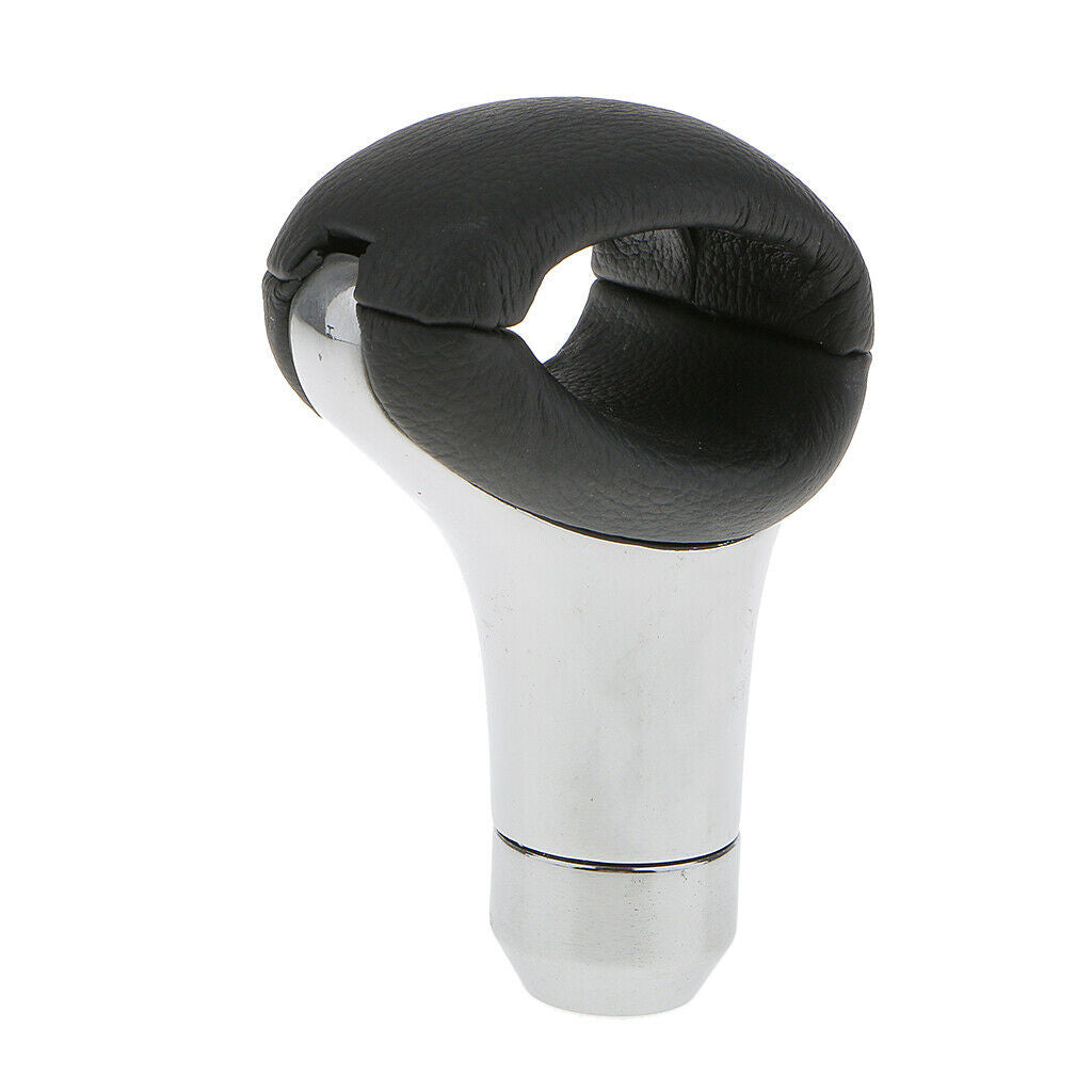 Leather Gear Manual Car Transmission Gear Stick Shift Knob Shifter Lever