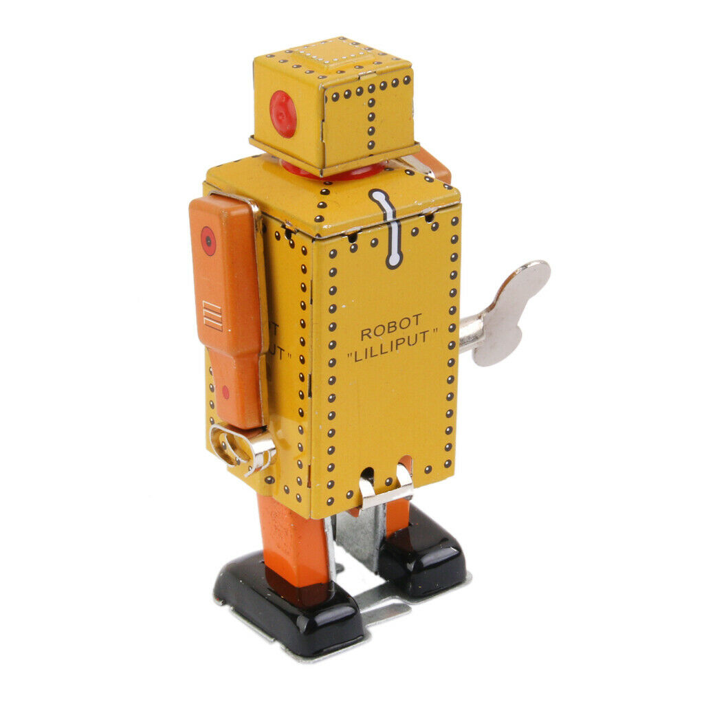 Wind Up Mechanical Walking Robot MS651 Retro Style Collectible Gift