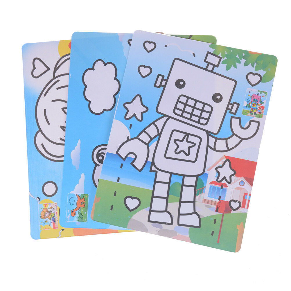 DIY Sand Painting Drawing Coloring Toys Kids Learning EducationToyWith9Col.l8