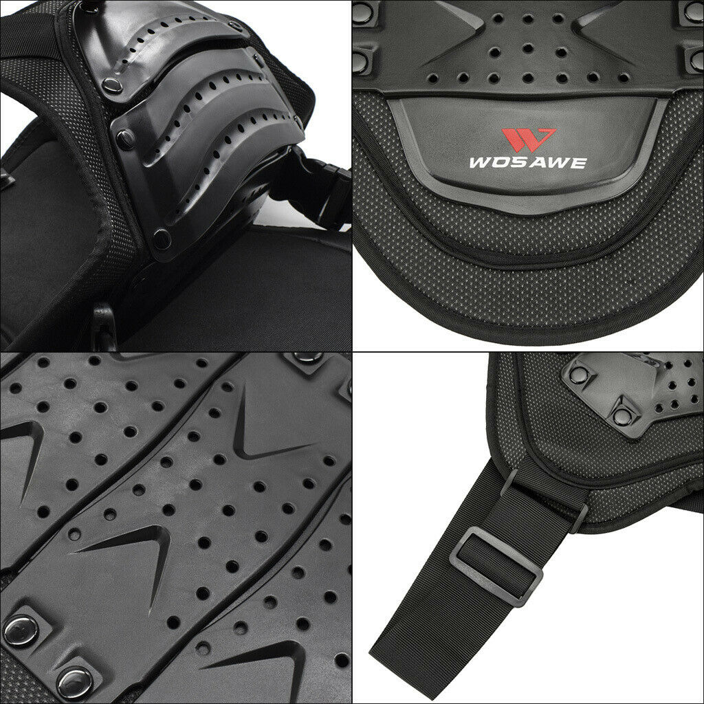 Motorcycle Protective Vest Armor Motorbike Riding Body Chest Back Protector