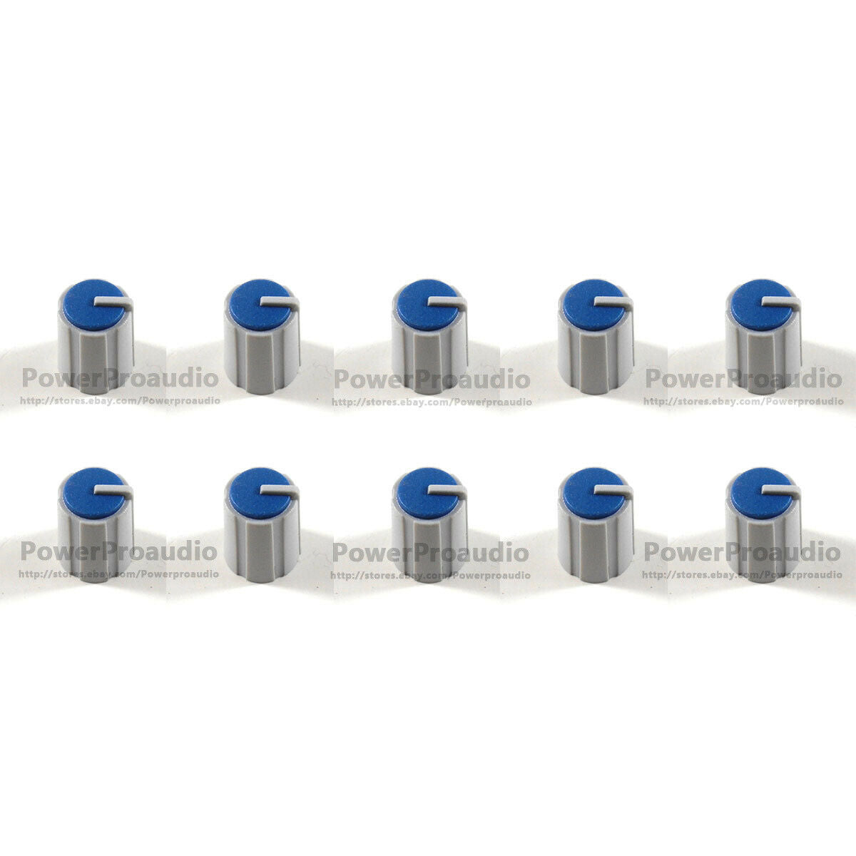 10pcs dark blue  Rotary Potentiometer fader knobs  For Allen & Heath GL2400 PA12
