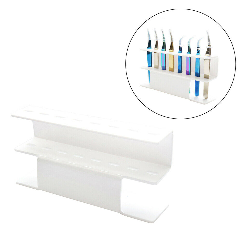 Tabletop Tweezer Storage Holder Eyelash Extension Make Up Tool Display Stand