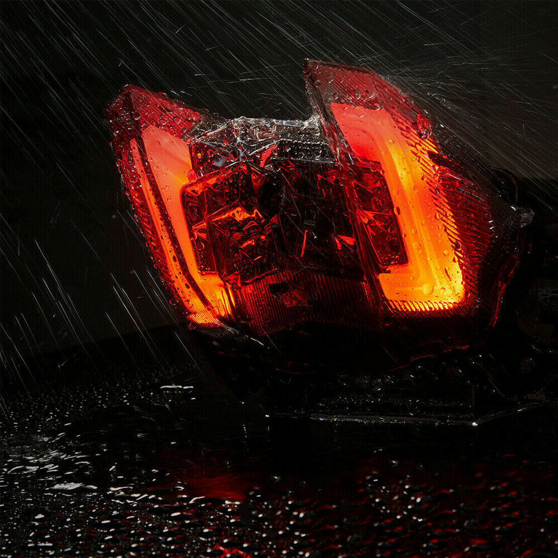 Clear Rear/Tail Light Stop Integrated Light LED Fit For Yamaha MT09 FZ09 2017-20
