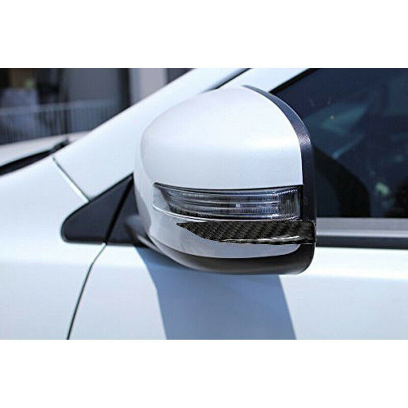 Universal Car Carbon Fiber Rearview Mirror Trim Protection Stickers Decoration