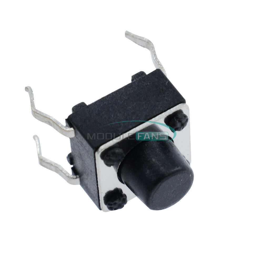 100Pcs 4Pin Tact Switches 6 X 6 X 5mm Tactile Touch Push Button Switch New