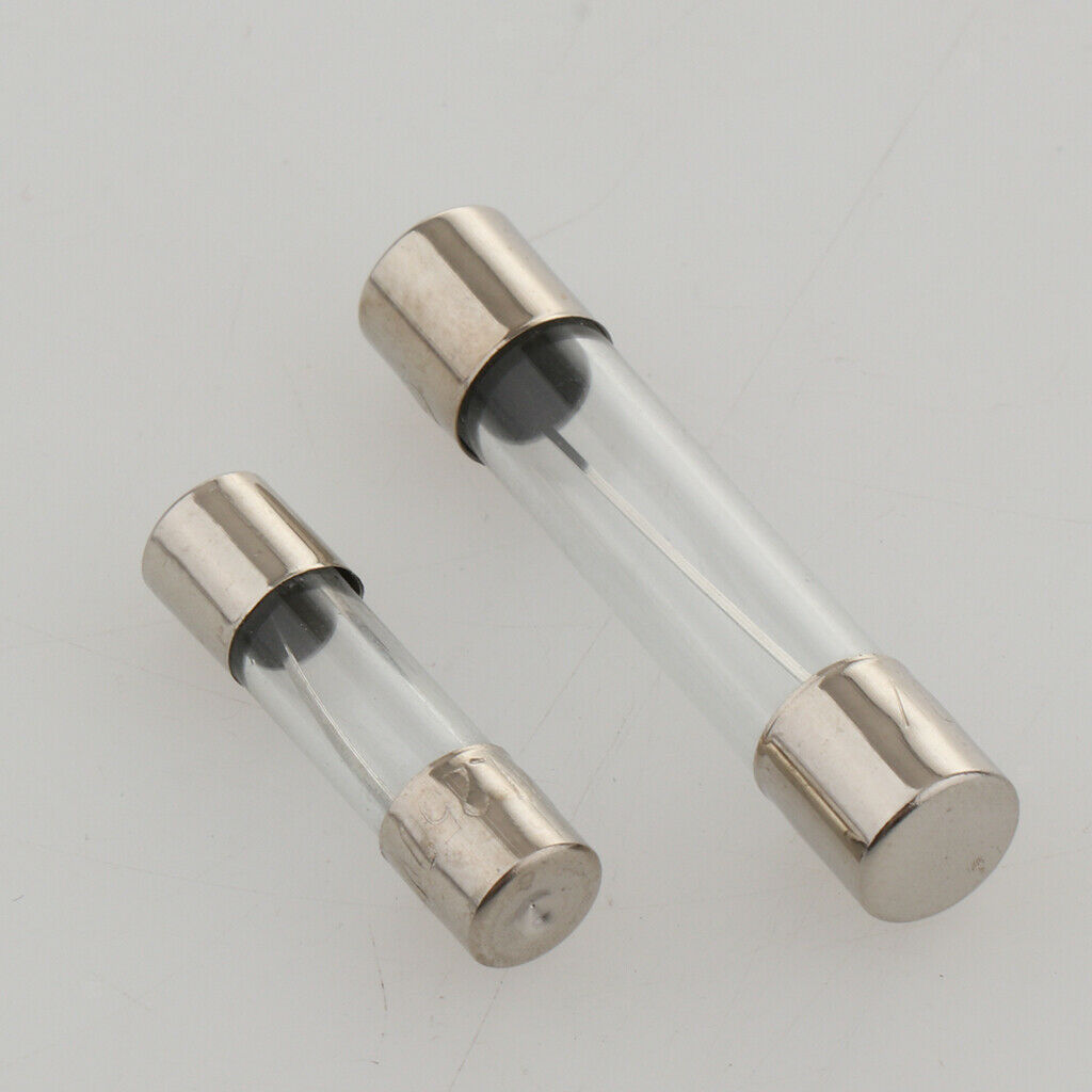 White Glass Car Fuse Box,250PCS 6x30mm Automotive Insuranc Tube Kit