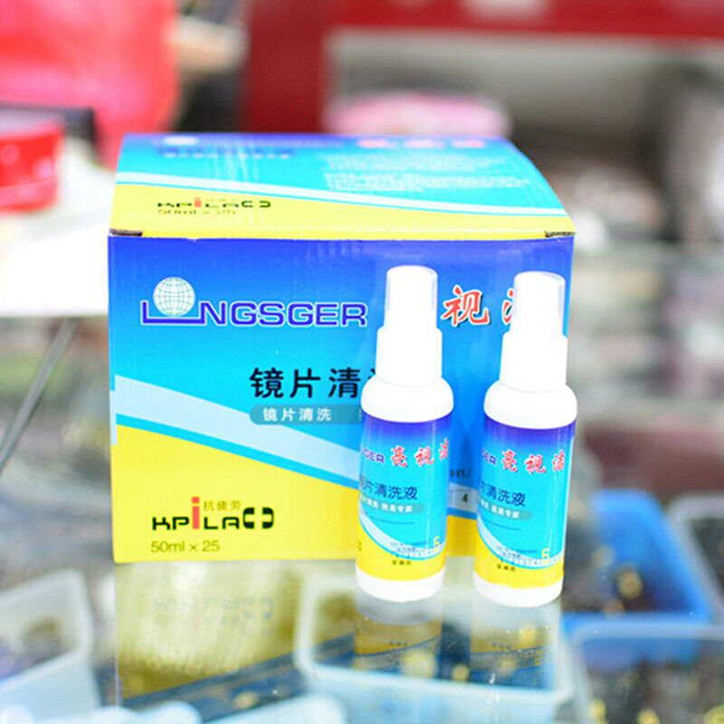 50ml Glasses Cleaner Wipe Nursing Liquid Phone Screen Cleaning Misting Du.l8