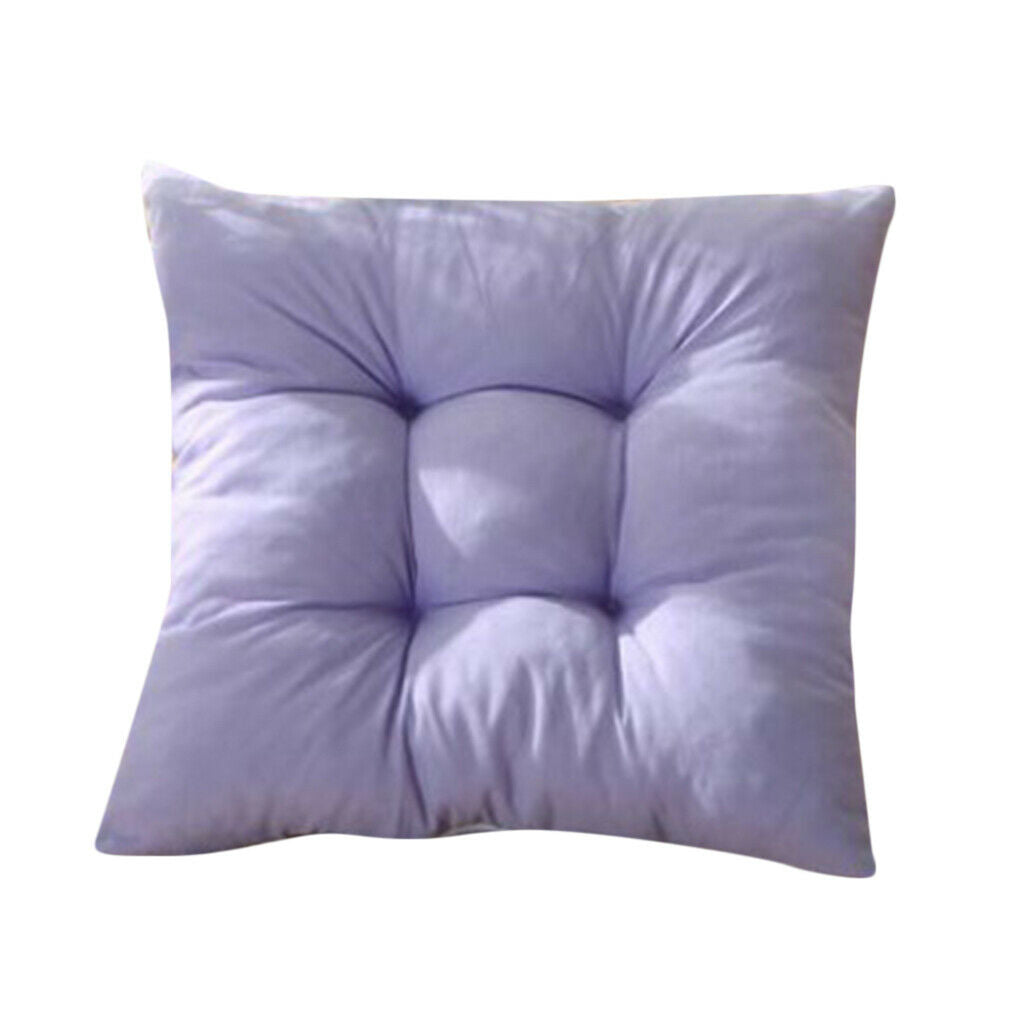 Square Chair Cushion Cushion Pillow for Home Office 40x40cm Light Purple