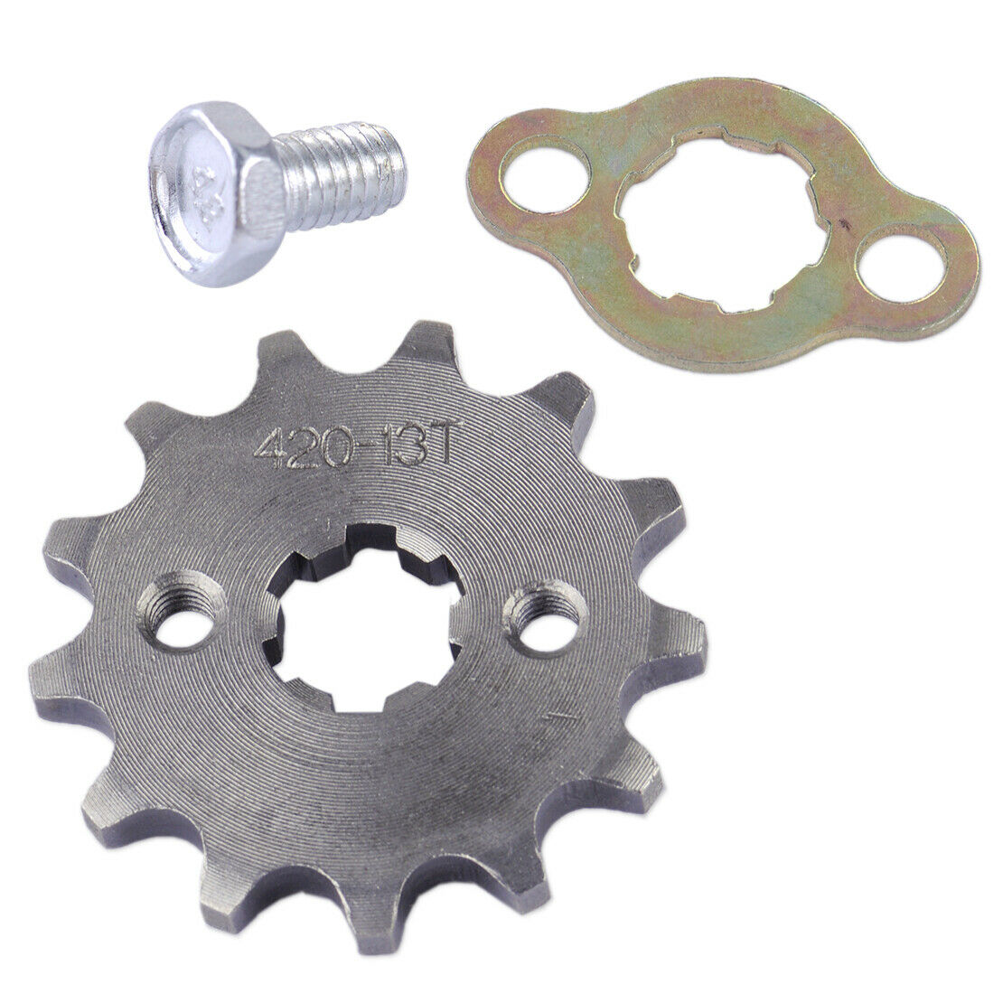 13T Front Chain Sprocket Gear Kit Fit for 50 70 90 110 125 cc ATV Dirt Bike An