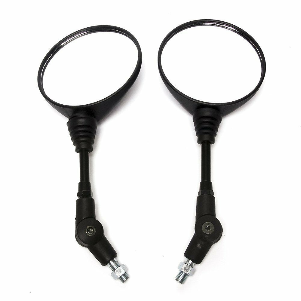 10mm Thread Mirror Folding Foldable Rear View Side Mirror Round for Motorcycle