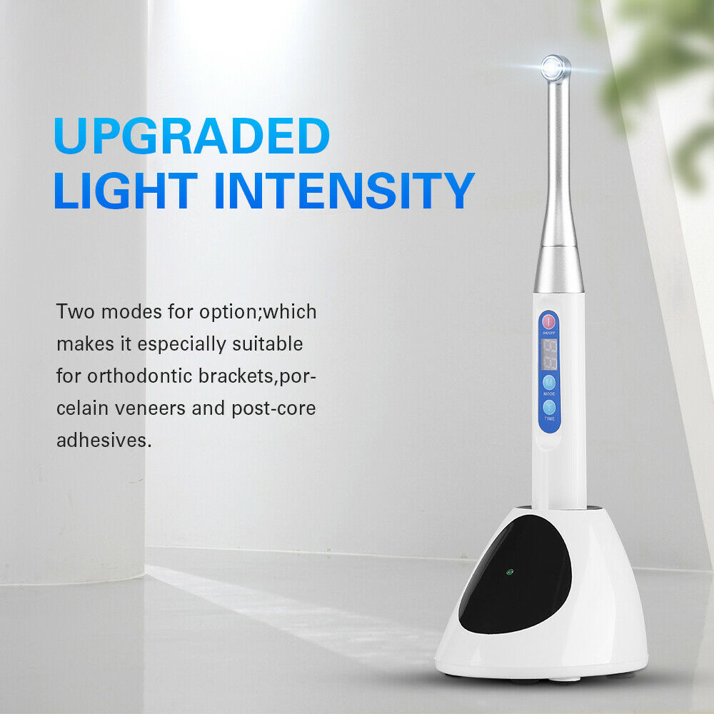 1 X Dental Cordless iLed Curing Light Lamp 1 Second Cure 5W LED 2300mW/c㎡ White