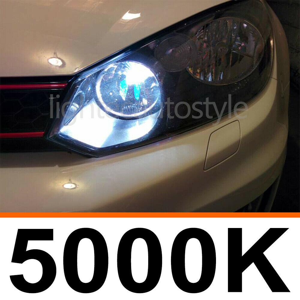 2x 100W H15 6000K DRL HIGH BEAM BULBS AUDI FORD VW XENON WHITE CANBUS HEADLIGHTS