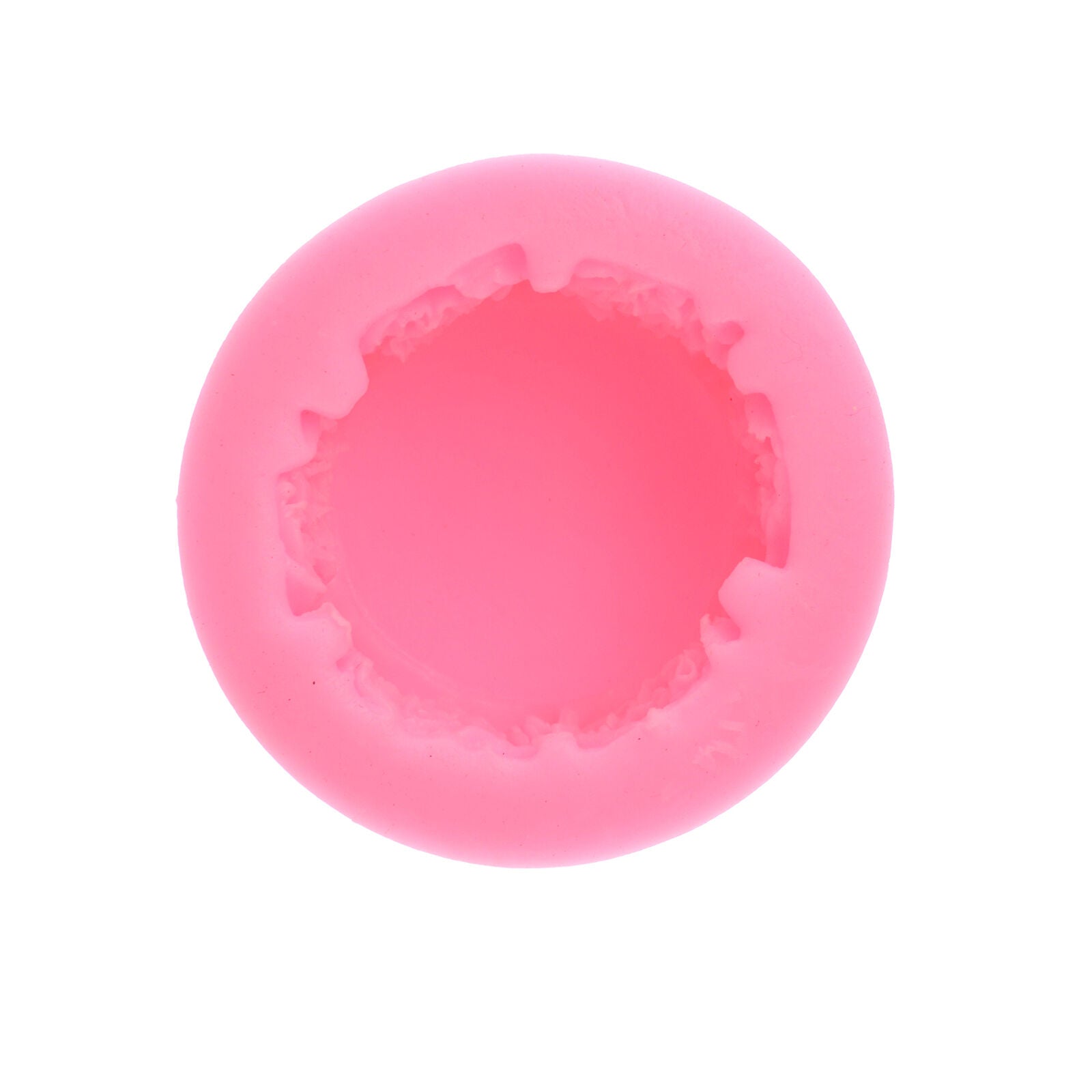 Mold Round Rose Flowers Candle Molds Soap Silicone Mould For Candy Craft pink