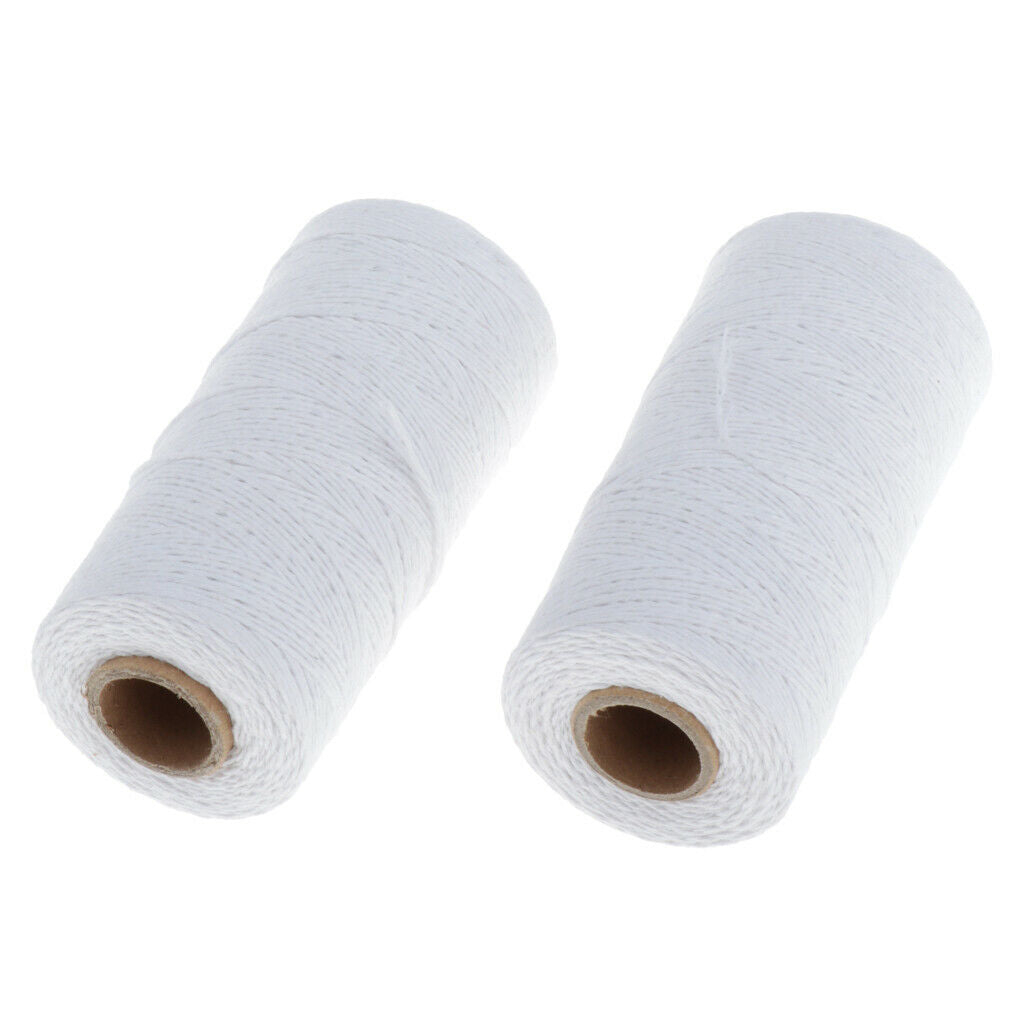 2Set 100% Cotton Soft Loom Warp Thread Warp Yarn Perfect Weaving Tapestry
