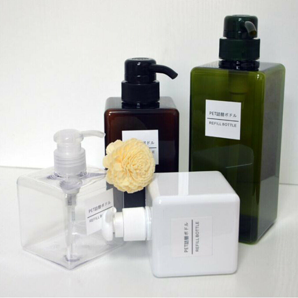 3Pcs 450ml 280ml 250ml Foaming Soap Dispenser PET for Dish Soap Shampoo