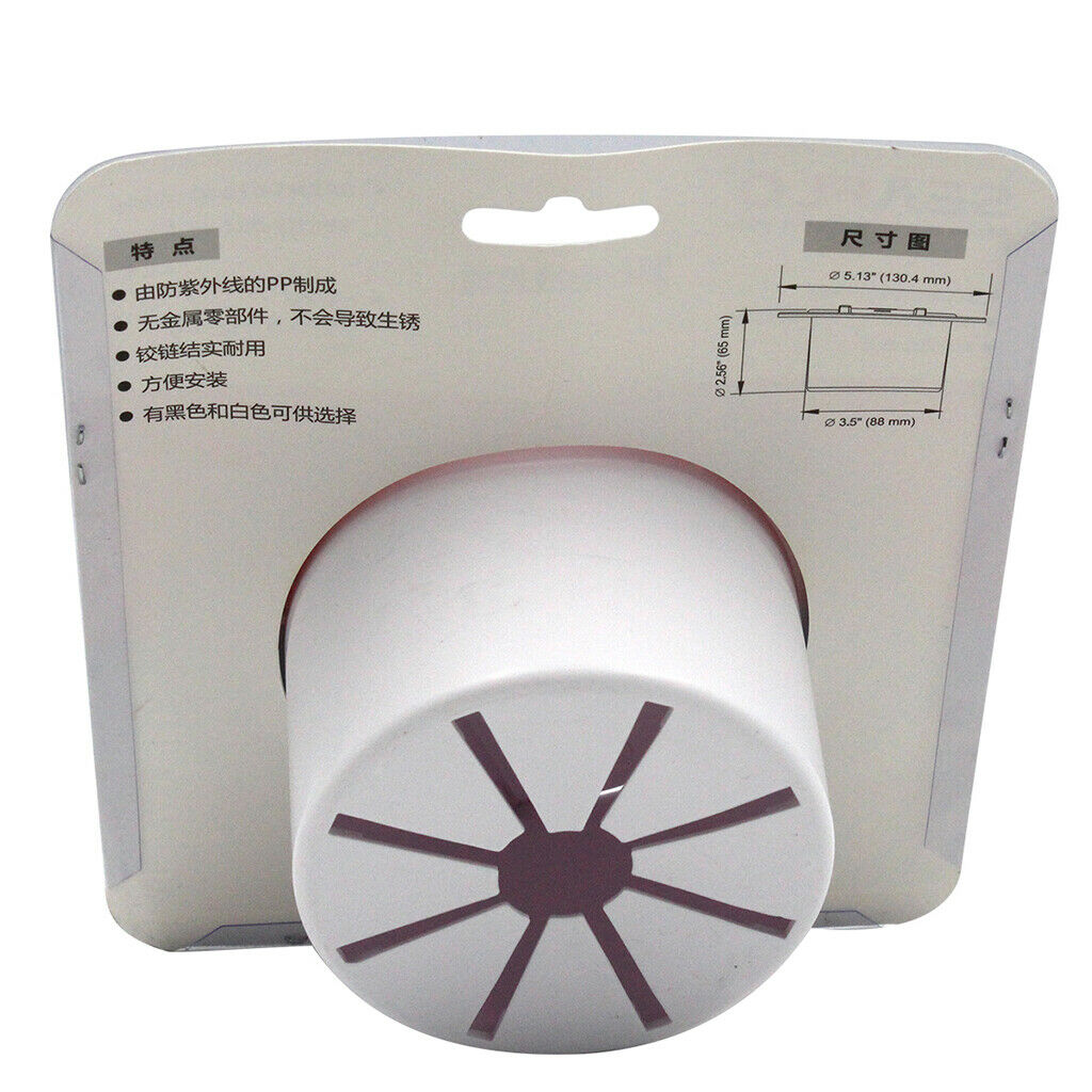 Electric Power Cord Cable Hatch Fits for 30 50 Amp Power Cords Polar White