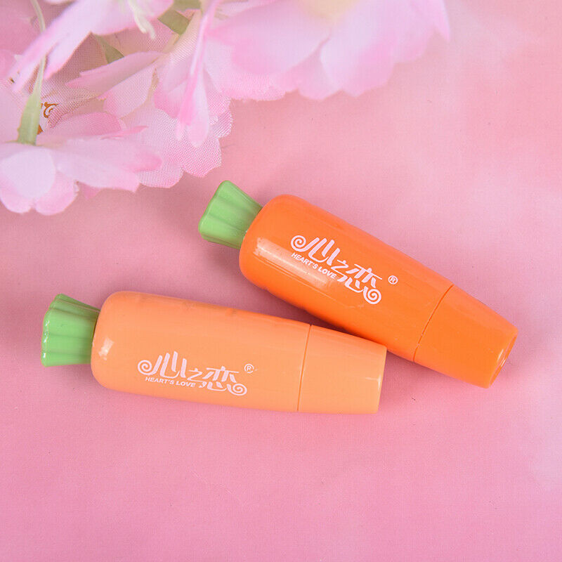 Carrot Shape Lip Balm Moisturizing Longlasting Colorless Lip Care Color RaY1