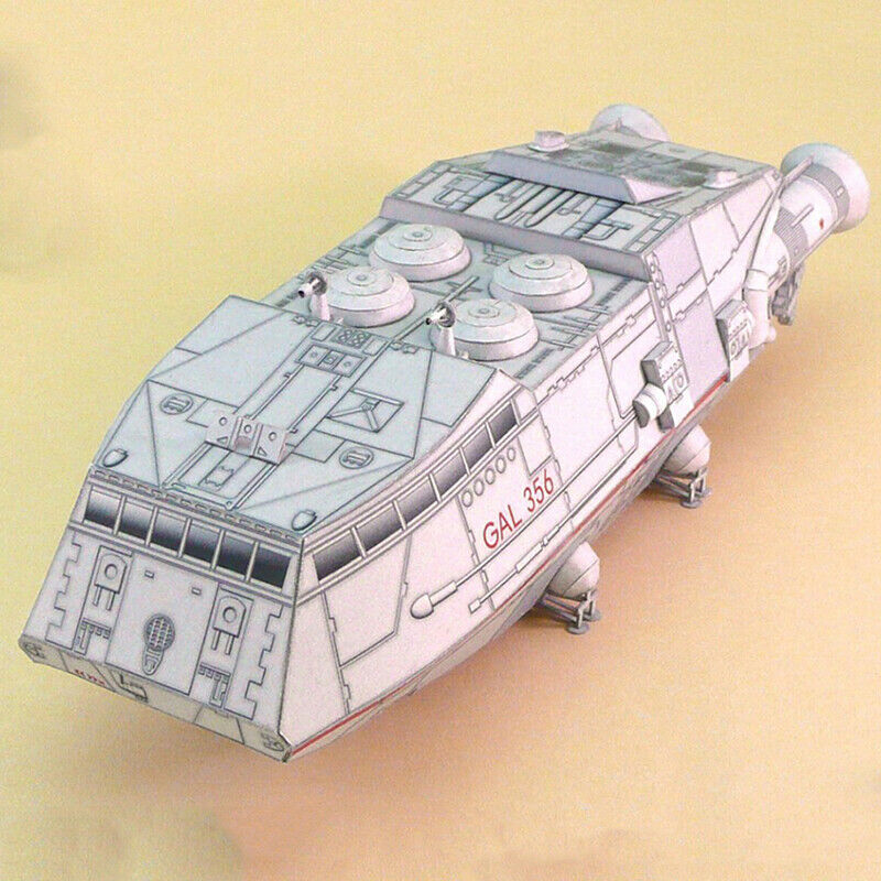1:120 Scale Battlestar Galactica Colonial Shuttle DIY Handcraft Paper Mod.l8
