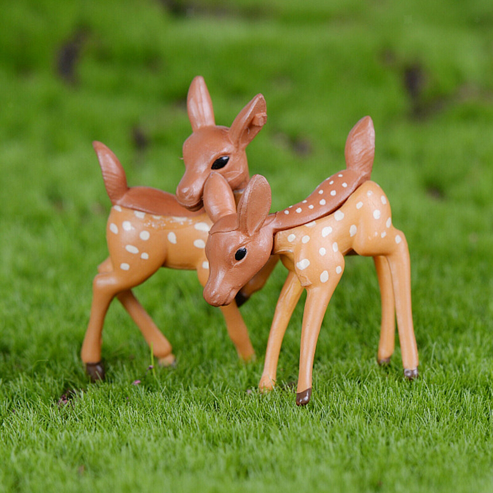 Craft Artificial Deer Statue Fairy Garden Decoration Landscaping Accessories