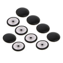 10pcs Buttons Covered with Artificial Leather DIY Sewing Crafts