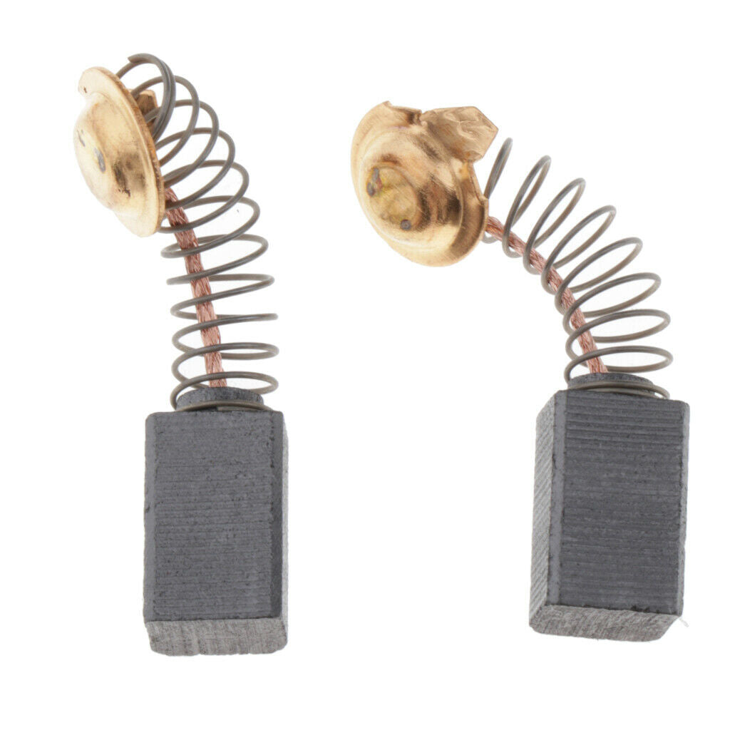 2pc Carbon Brushes w/ Base Motor Power Tool Replacement for Hitachi 999-021