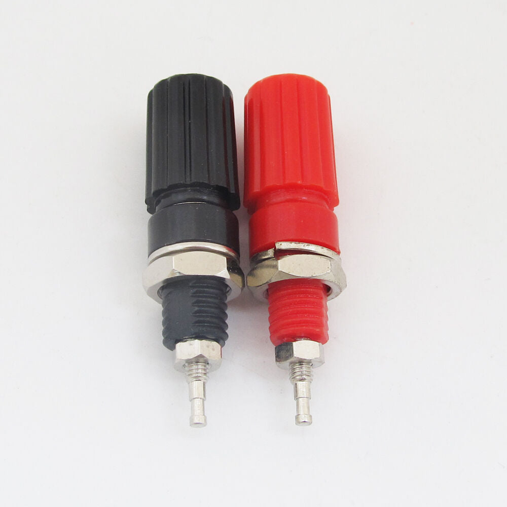 50pairs Copper 4mm Long Binding Post For 4mm Banana Plug Test Connectors R+B
