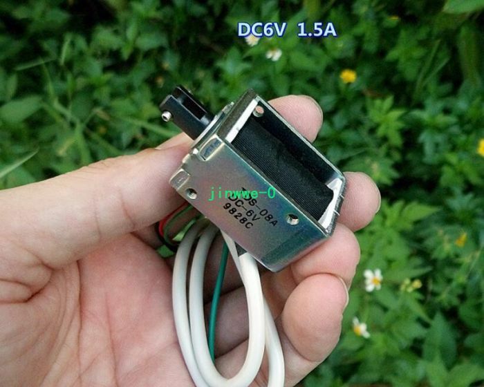 1ps DC6V 1.5 A frame type DC electromagnet Inhalation electromagnet Suction type
