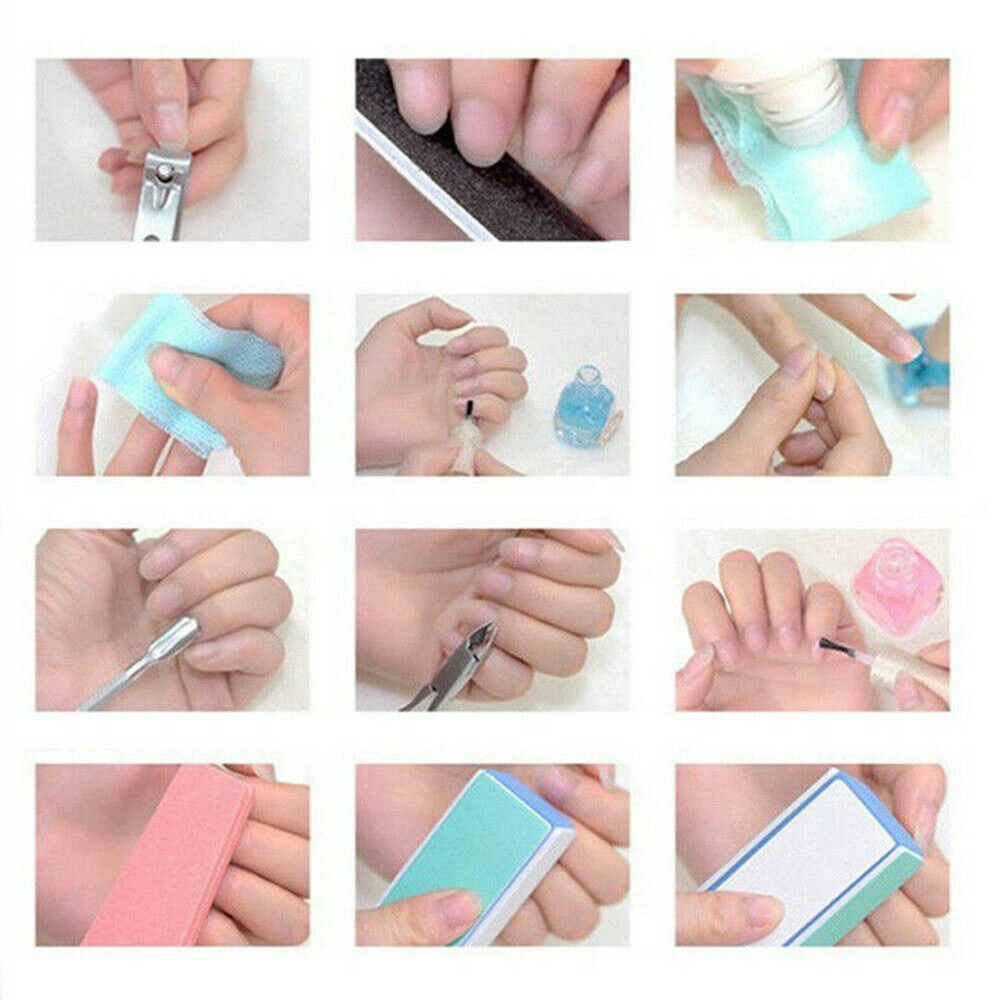 10X Buffing Buffer Block Files Acrylic Pedicure Sanding Manicure Nails Art Tips