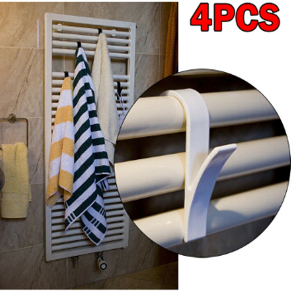 4pcs/set Hanger for Heated Tower Rail Radiator Tubular Bath Hook Holder
