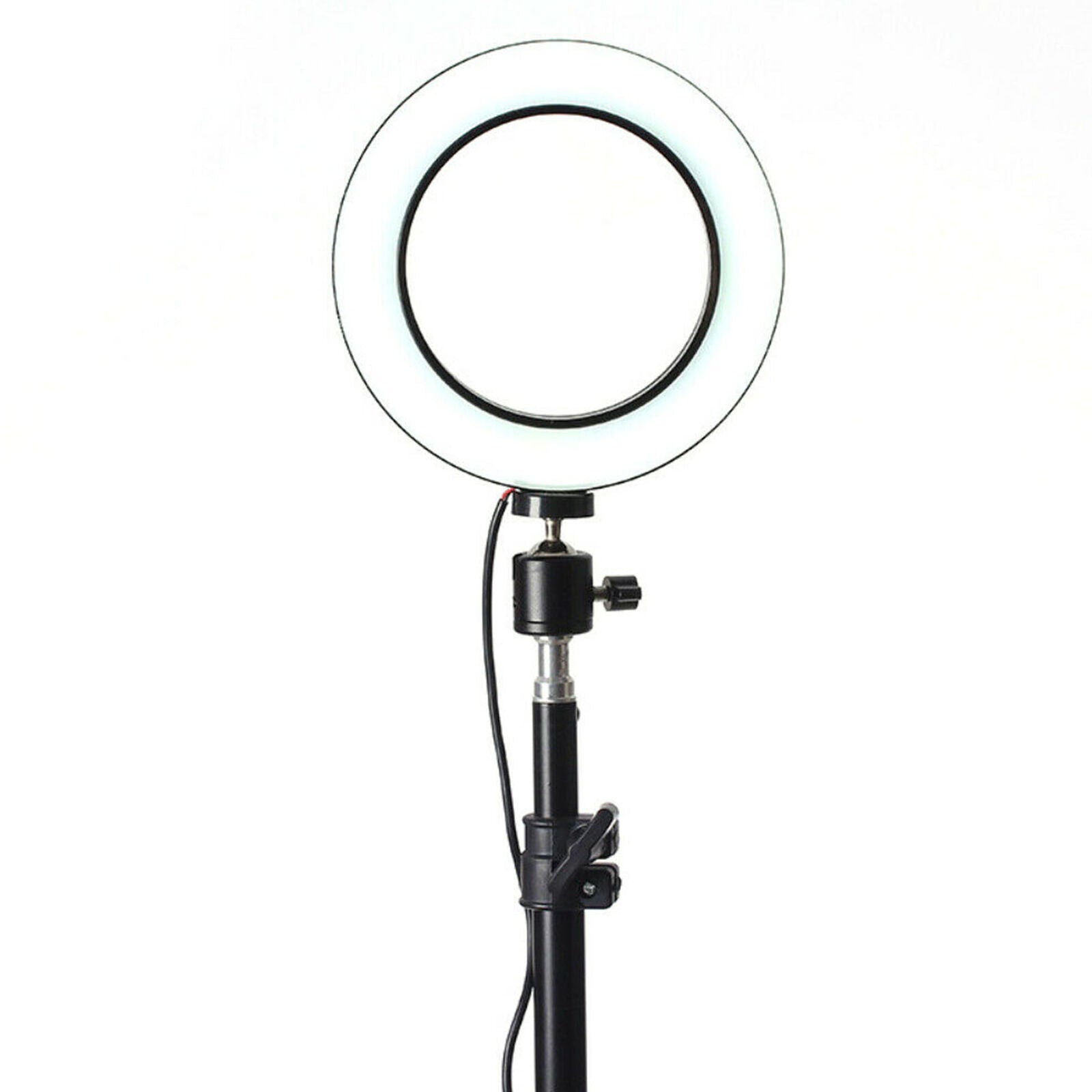 Dimmable 5500K LED Camera Ring Fill Light Photo Phone Video Selfie Annular Lamp