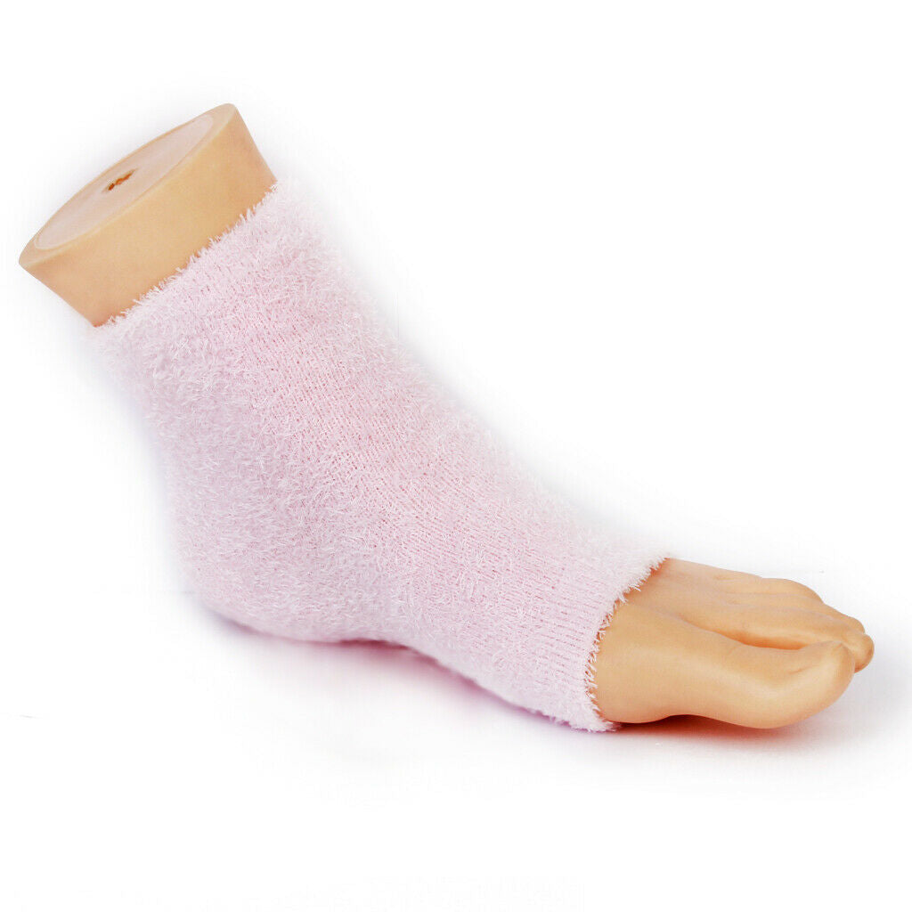 2x  Soften Repair Cracked Skin Moisturizing Spa Gel Socks Treatment