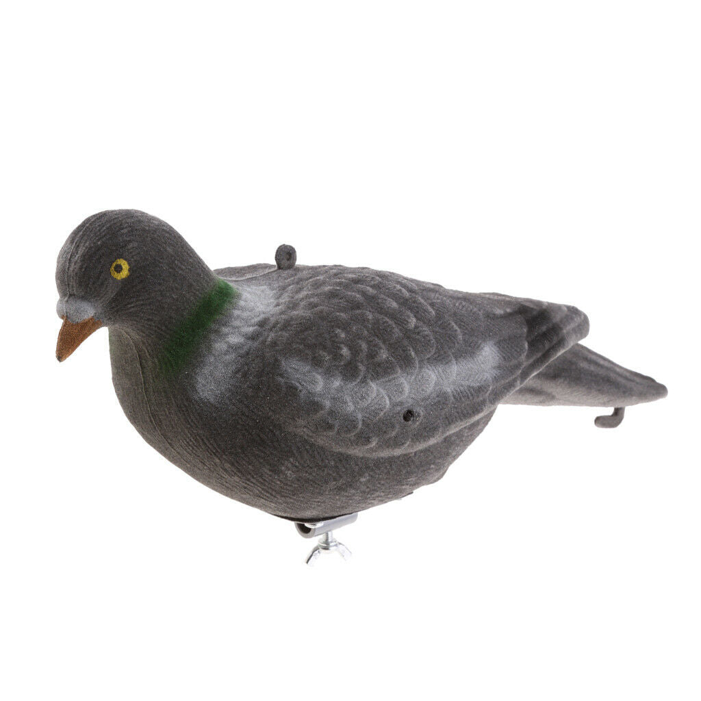 Flocked Magpie Flying Decoy with Wings Shooting Decoying Shooting Trap
