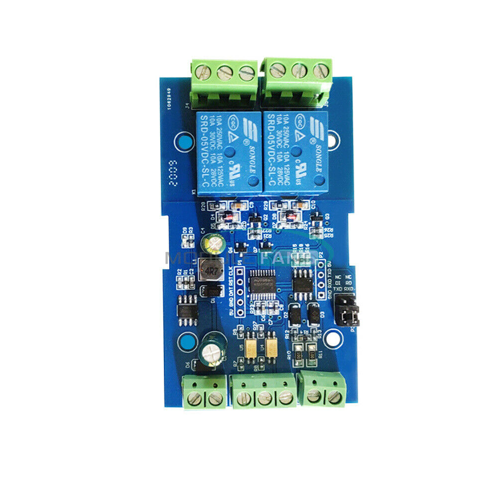 DC7-24V 2-Channel Relay Module RTU Switch Input And Output RS485/TTL
