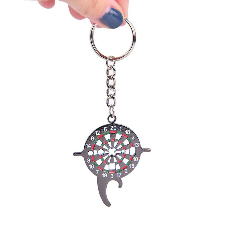 Keychain Dart Wrench Tool Tighten Darts Shafts Beer Bottle Opener Indoor .l8