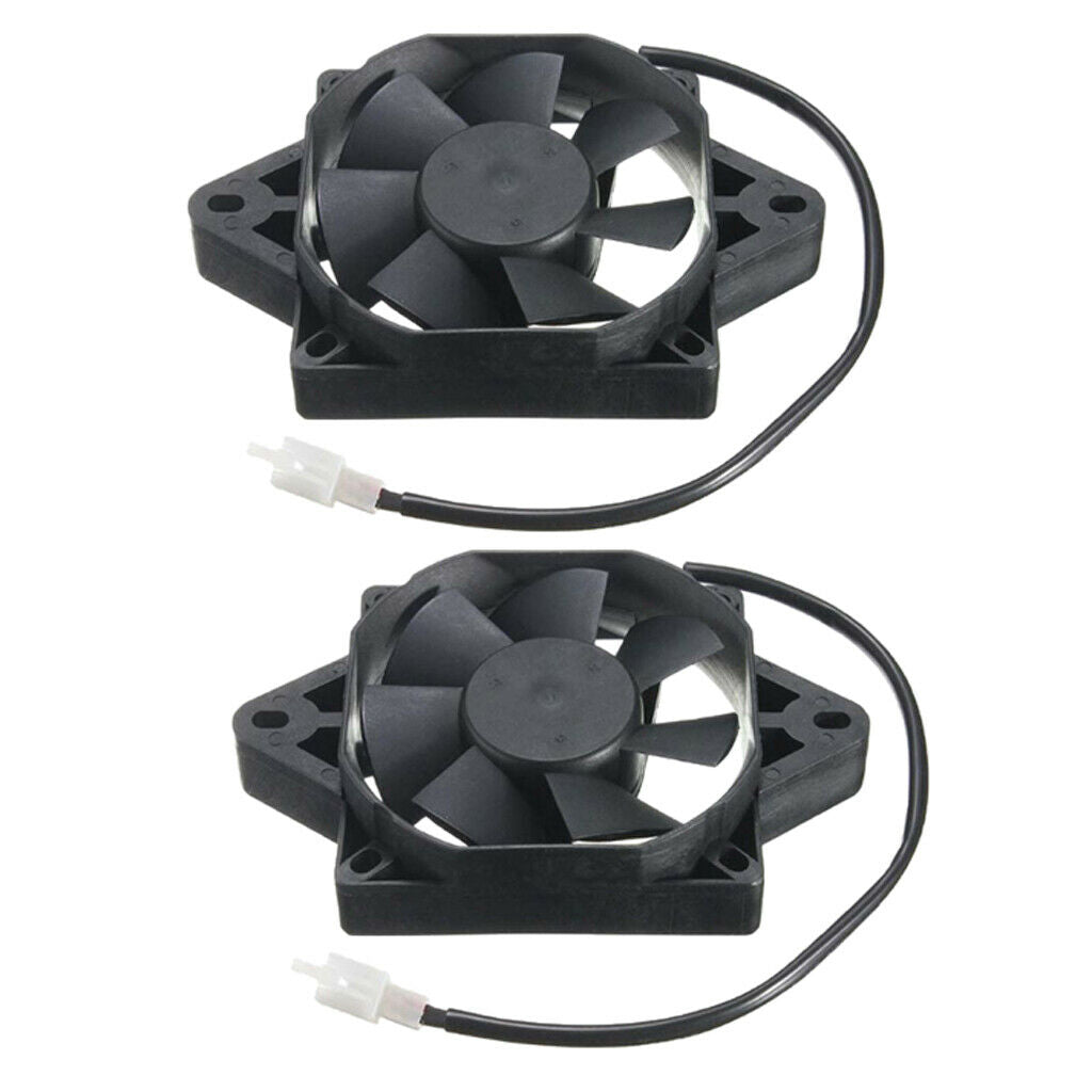 Oil Cooler Water Electric Radiator Motor Cooling Fan 150-250cc Motorcycle