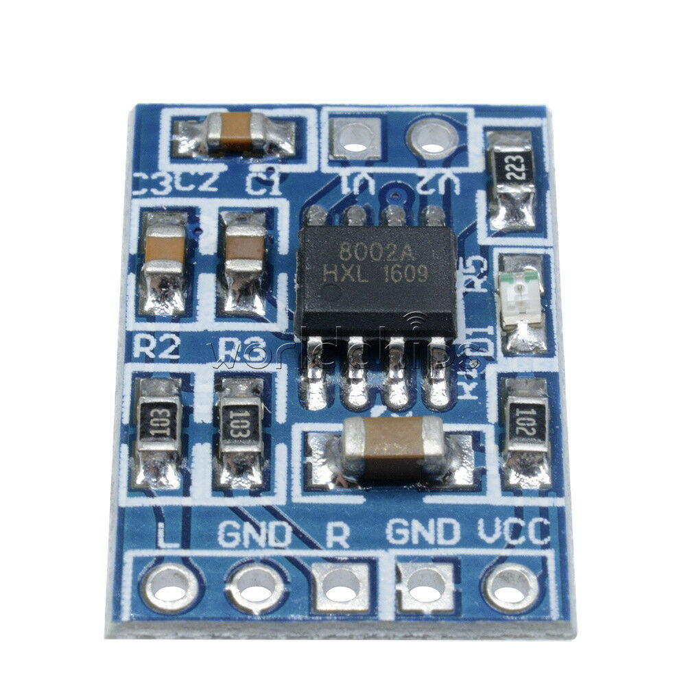 2PCS Mini Audio Voice Amplifier Module HXJ8002 Power Amplifier Replace PAM8403