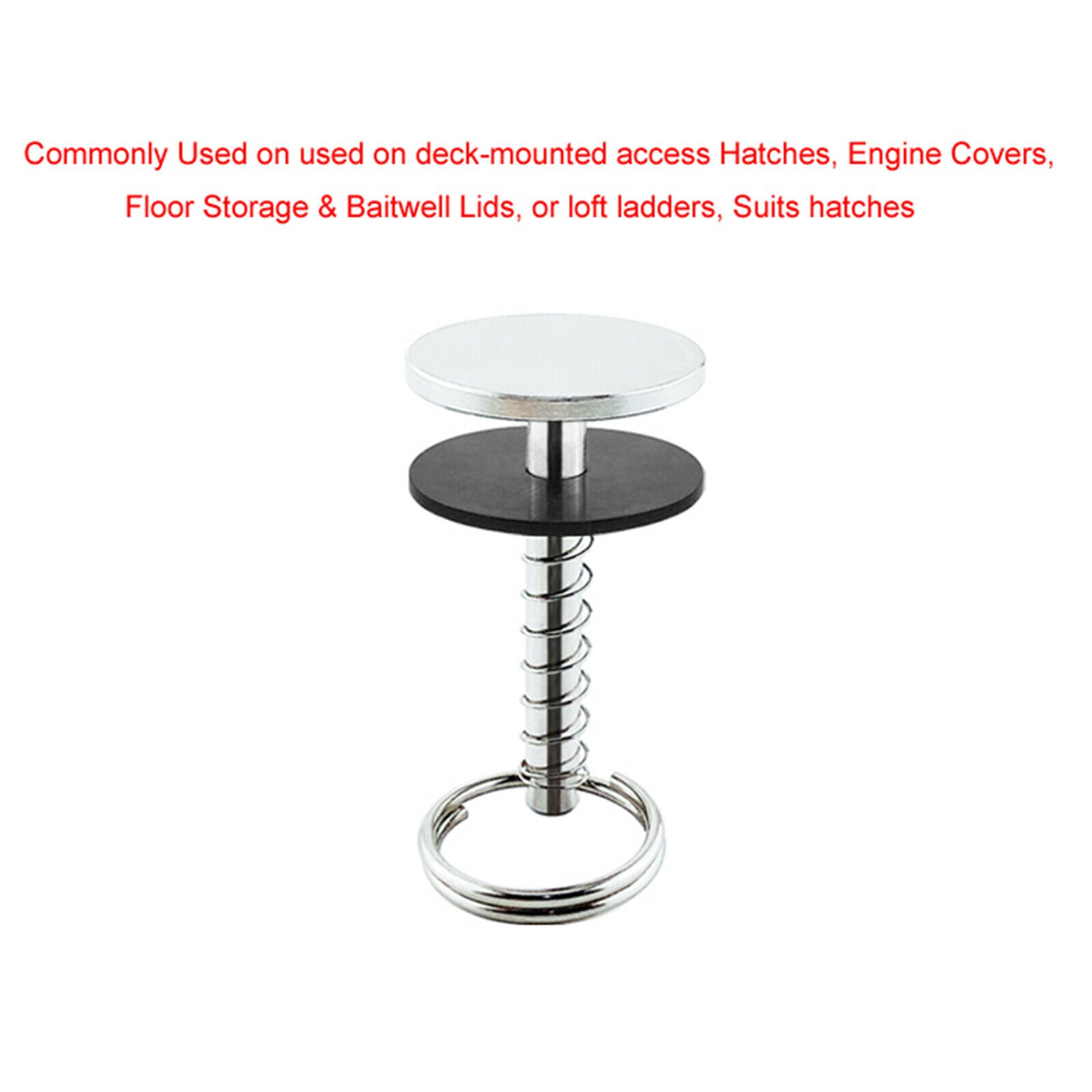 Stainless 316 Hatch Cover Pull Handle for Boat Yacht Marine Auto Car 8mm