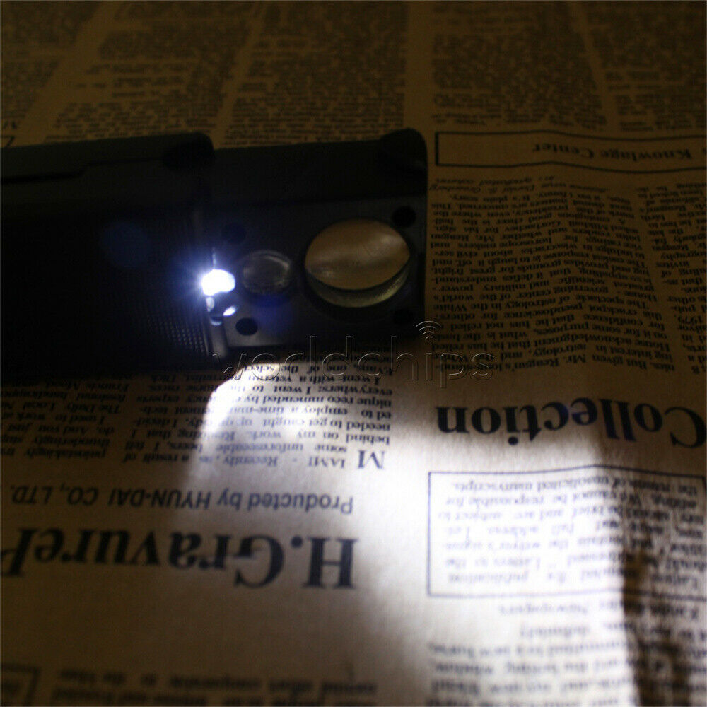 LED 30/60X Magnifying Glass with Light Handheld Magnifier Magnifying Glass Lens