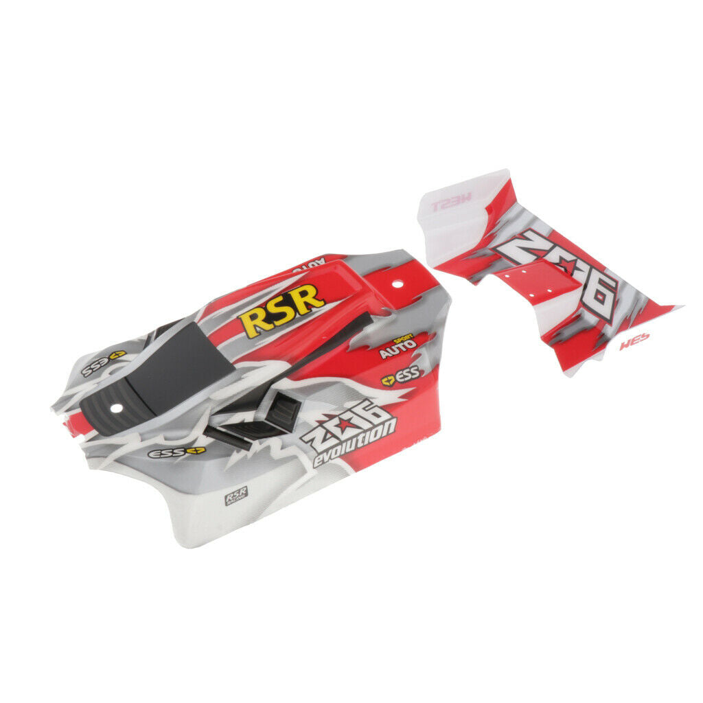 2pcs Fit WLtoys 1/14 Upgrade RC Car Shell Canopy Tail Wing Parts Accessory
