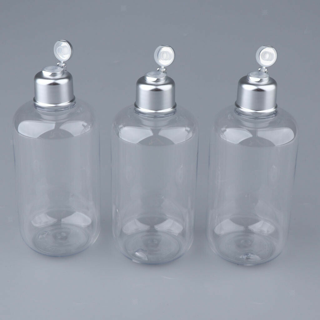 6Pcs Empty Makeup Lotion Toner Bottles Travel Refillable Container 200/300ml