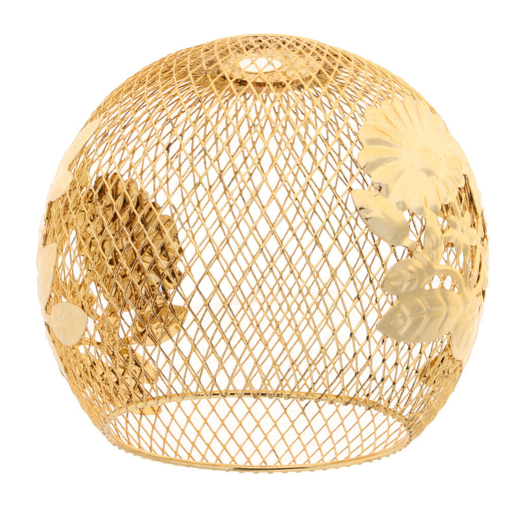 2 Pcs Iron Lamp Shade Chandelier Shade Light Cage Pendant Lights Fixture