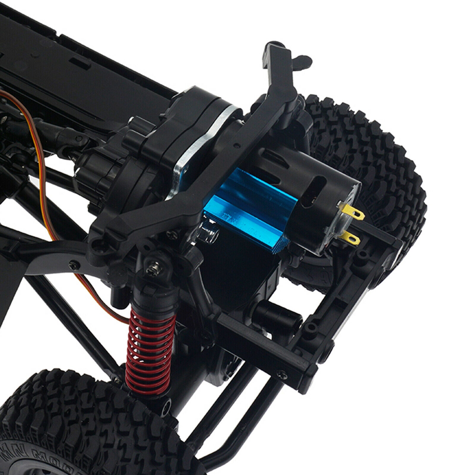 RC Car Spare Parts 390 Motor with Gear Heatsink for MN86 MN86K MN86KS Upgrades