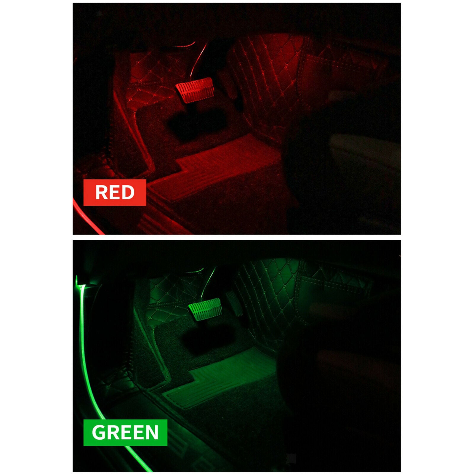Car Light LED Strip Interior Lamp Atmosphere Lamp RGB Decorative USB Plug