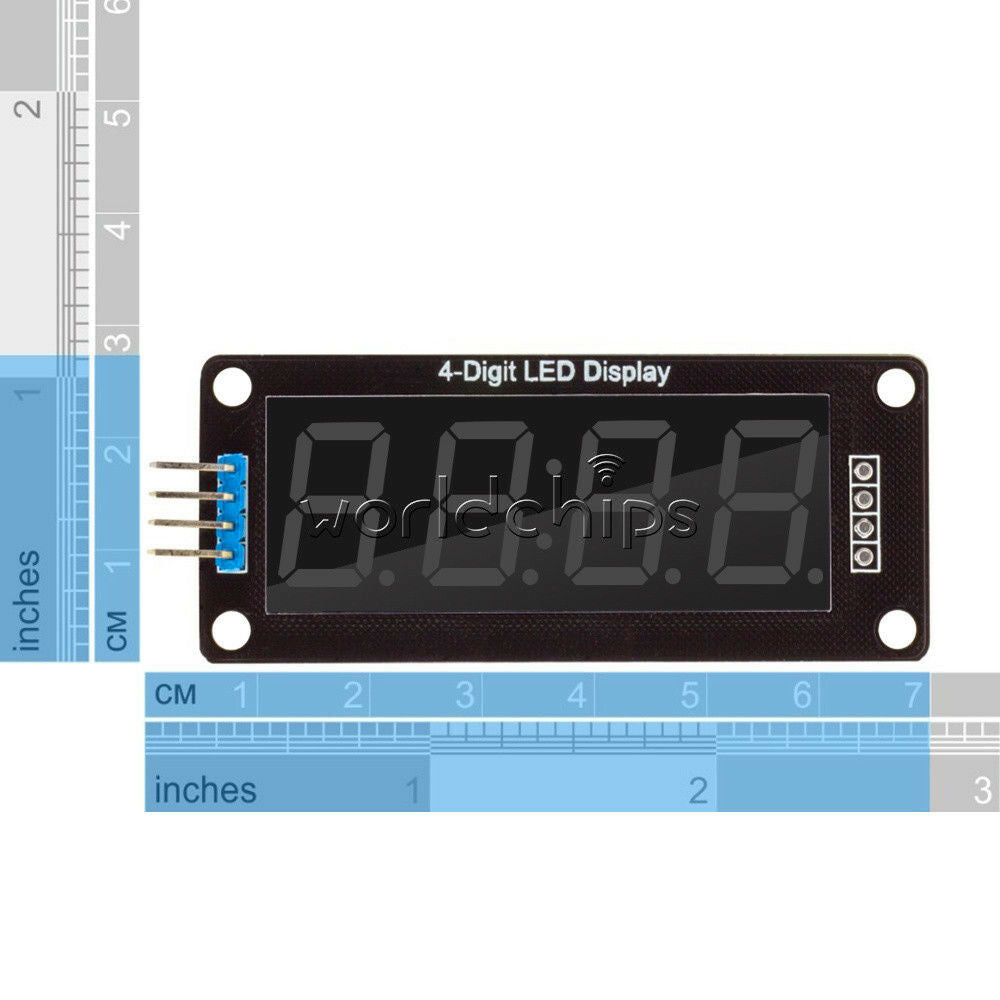 Blue  0.56" Inch 4-Bits Digital LED TM1637 Clock Tube Display for Arduino