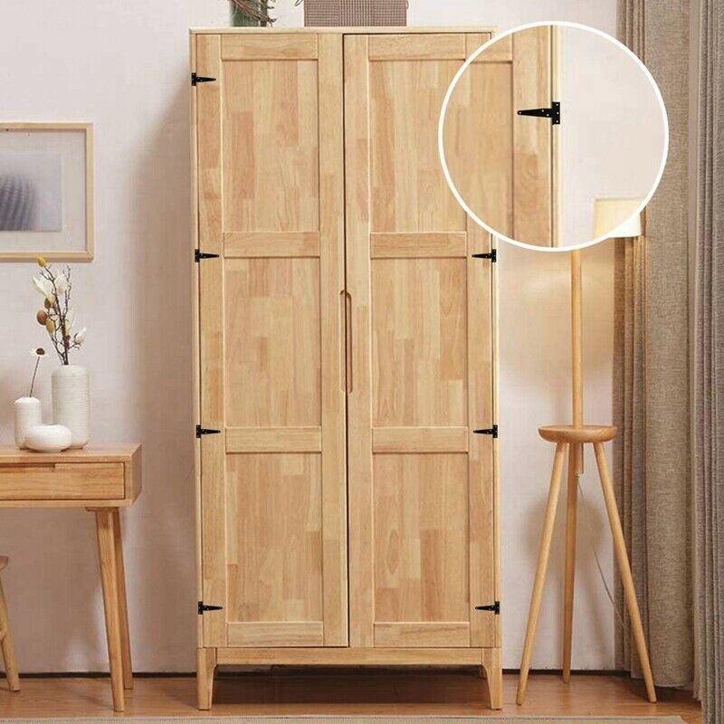 Black T-Shaped Belt Hinge Shed Door T-Shaped Door Hinge Rust-Proof Barn DoorY1B4